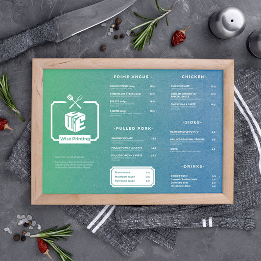 ليه تصميم المنيو مهم للمطاعم والكافيهات؟
